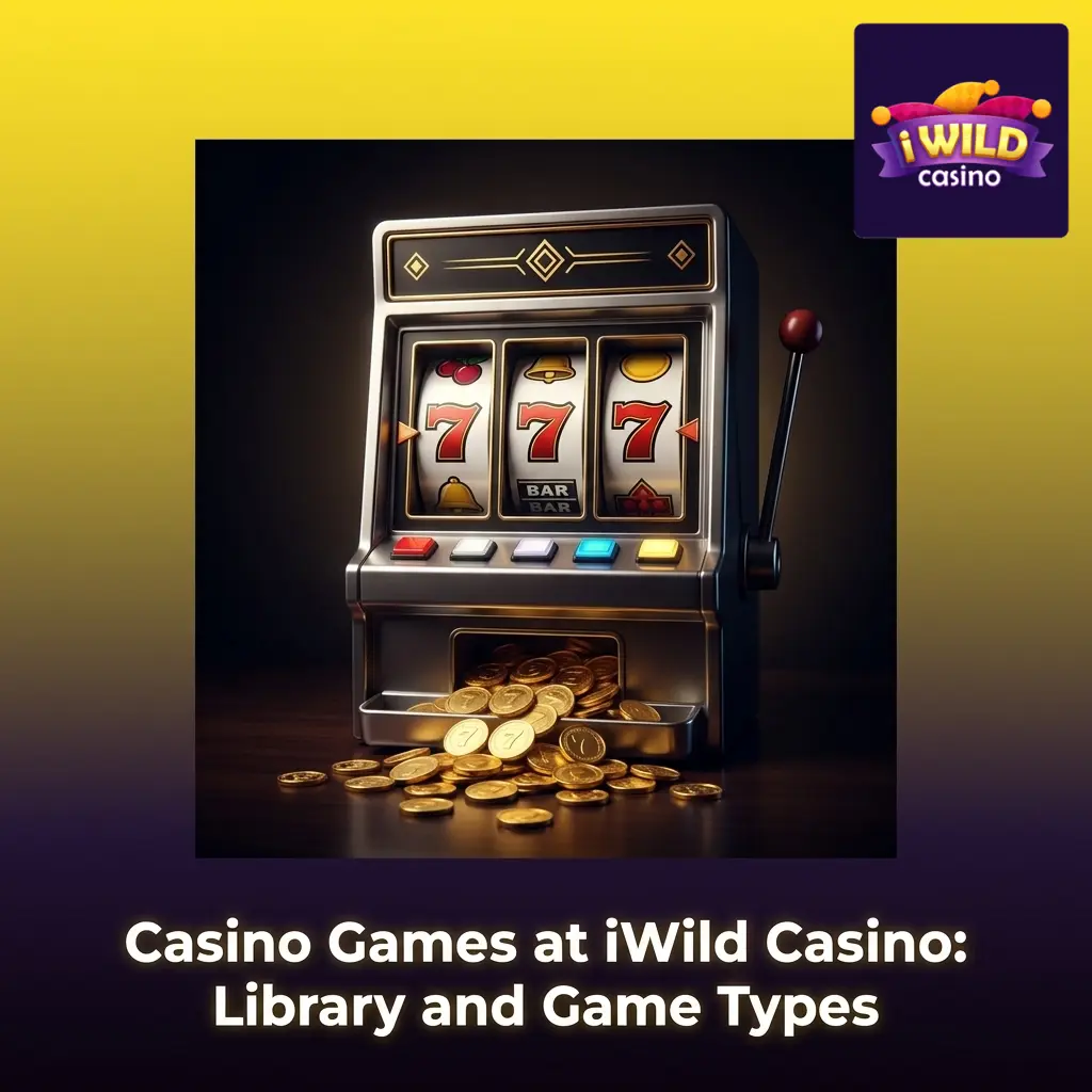iWild Casino game library with over 6,000 slots, live dealer tables, jackpots, and game shows from 60+ providers