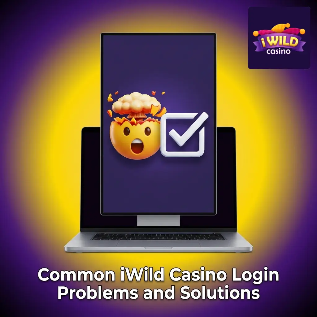iWild Casino login problems and solutions table covering forgotten passwords, locked accounts, and browser issues
