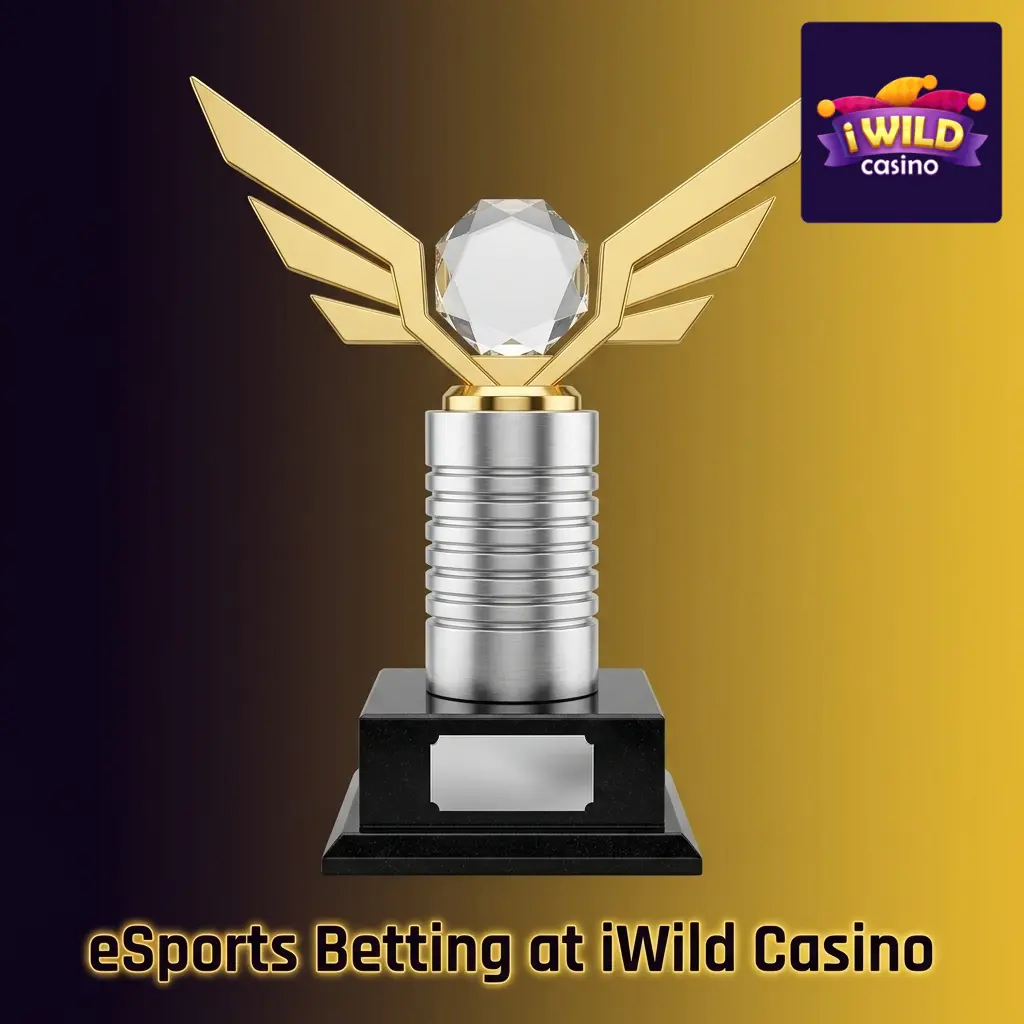 iWild Casino eSports betting markets showing pre-match and live in-play options for UK players across major tournaments