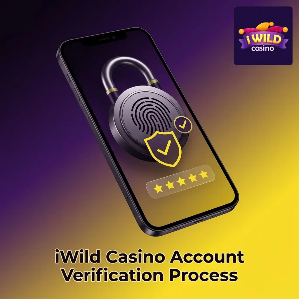 iWild Casino account verification process showing KYC document requirements for UK players including ID and proof of address