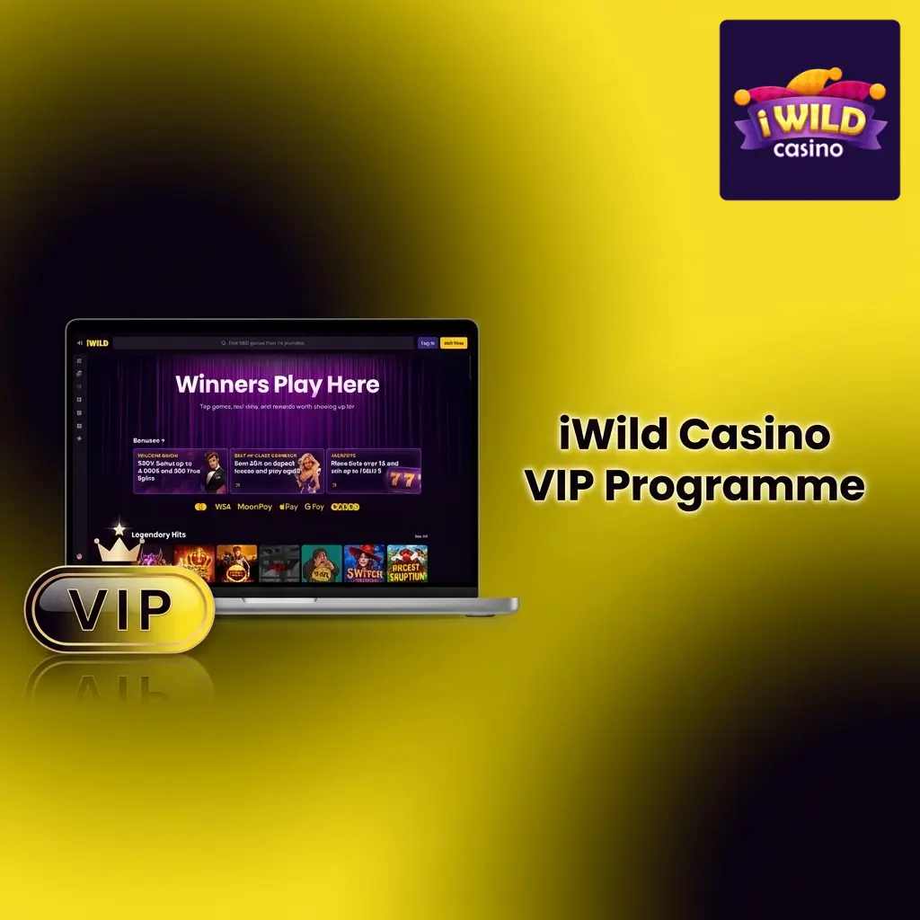 iWild Casino VIP Programme tiers from Bronze to Diamond with loyalty rewards, bonuses, and faster withdrawals
