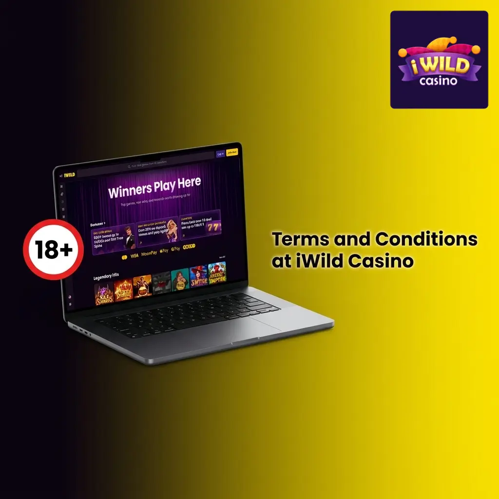 iWild Casino Terms and Conditions covering age verification, KYC compliance, bonus wagering, and responsible gaming for UK players