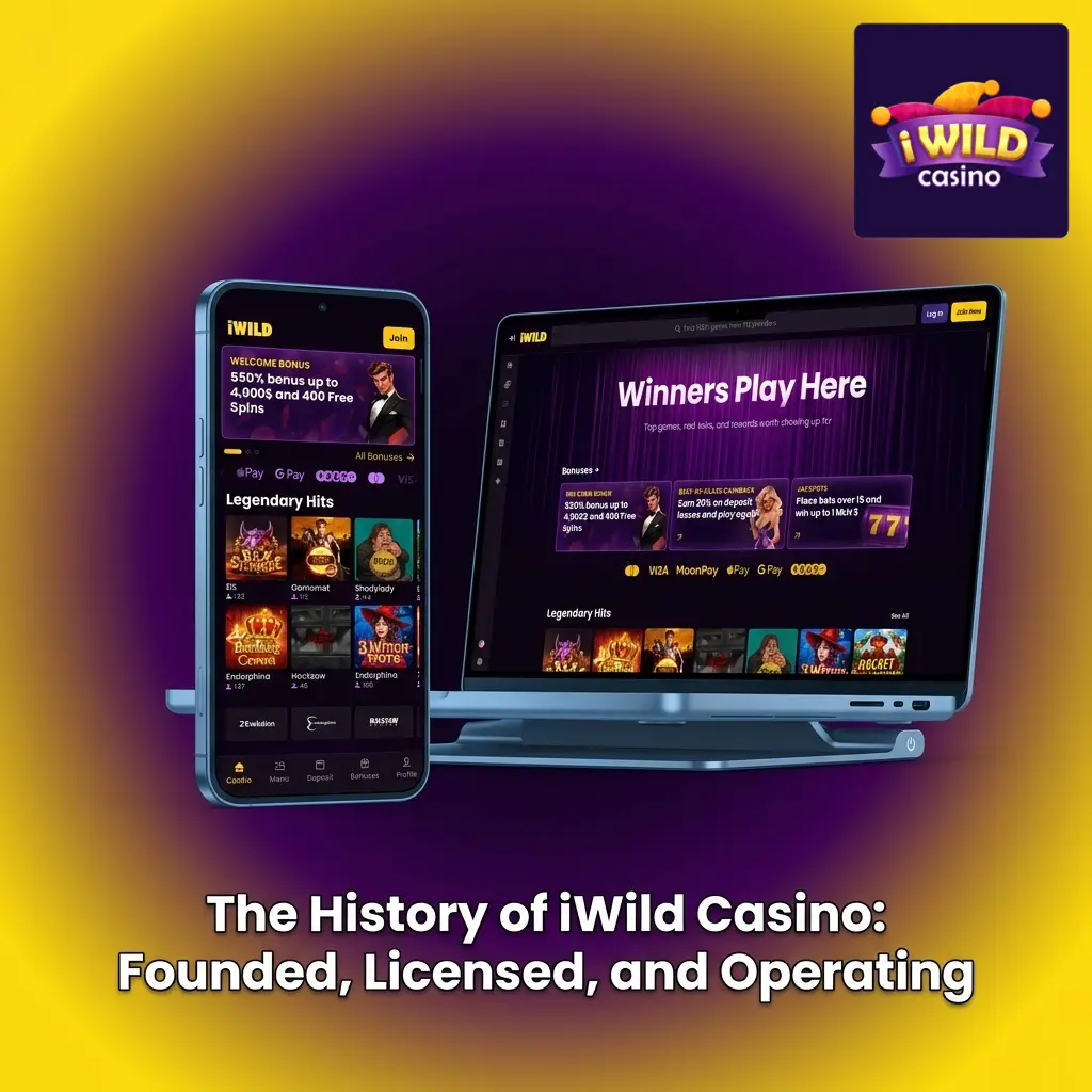 iWild Casino founded in 2022, operated by Ryker B.V. under a Curaçao gaming licence, offering casino and sports betting globally.