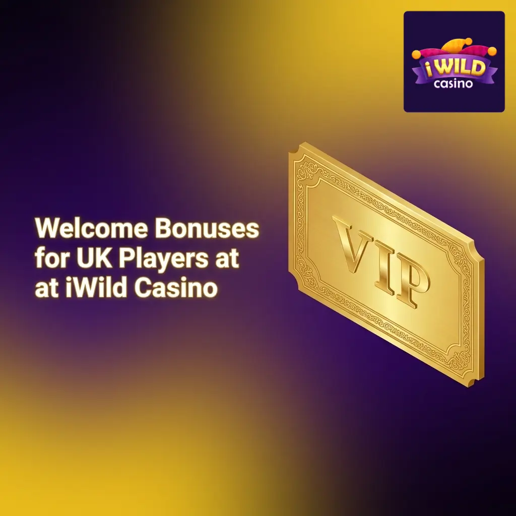 iWild Casino welcome bonuses for UK players including deposit match, cashback scheme, and jackpot programme promotions